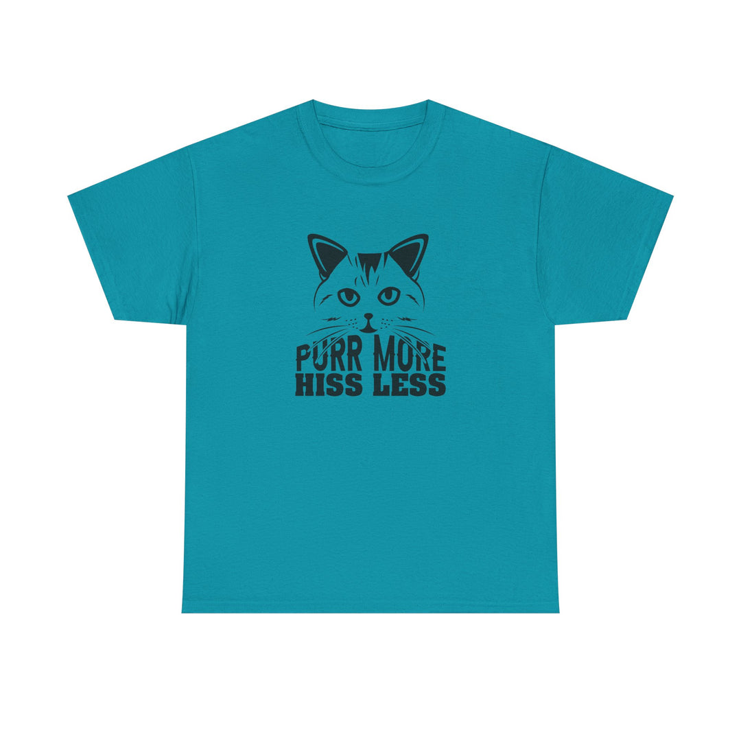 Purr More Hiss Less Cotton Tee