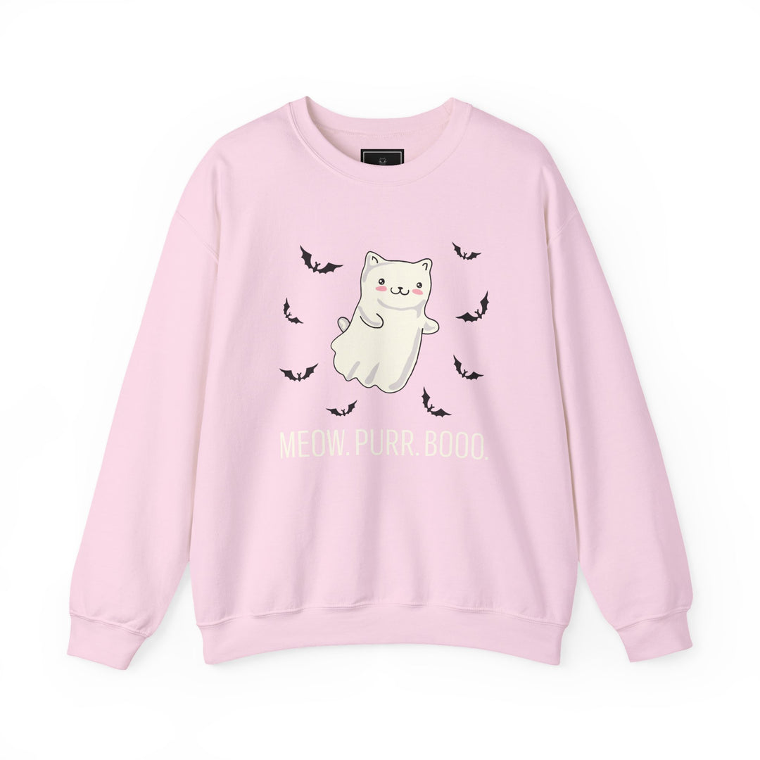 Meow. Purr. Boo. Unisex Crewneck Sweatshirt