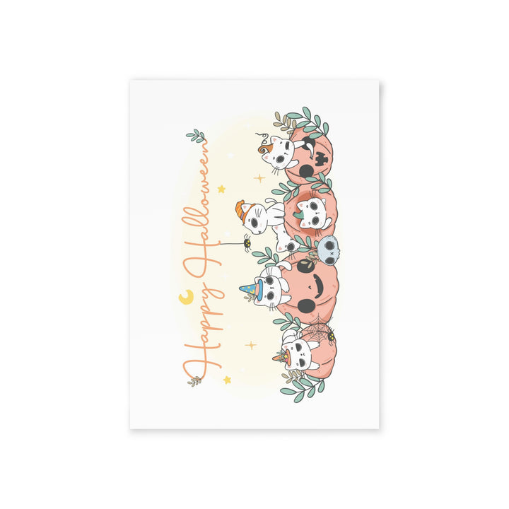 Purr-fect Pumpkin Patch Halloween Card