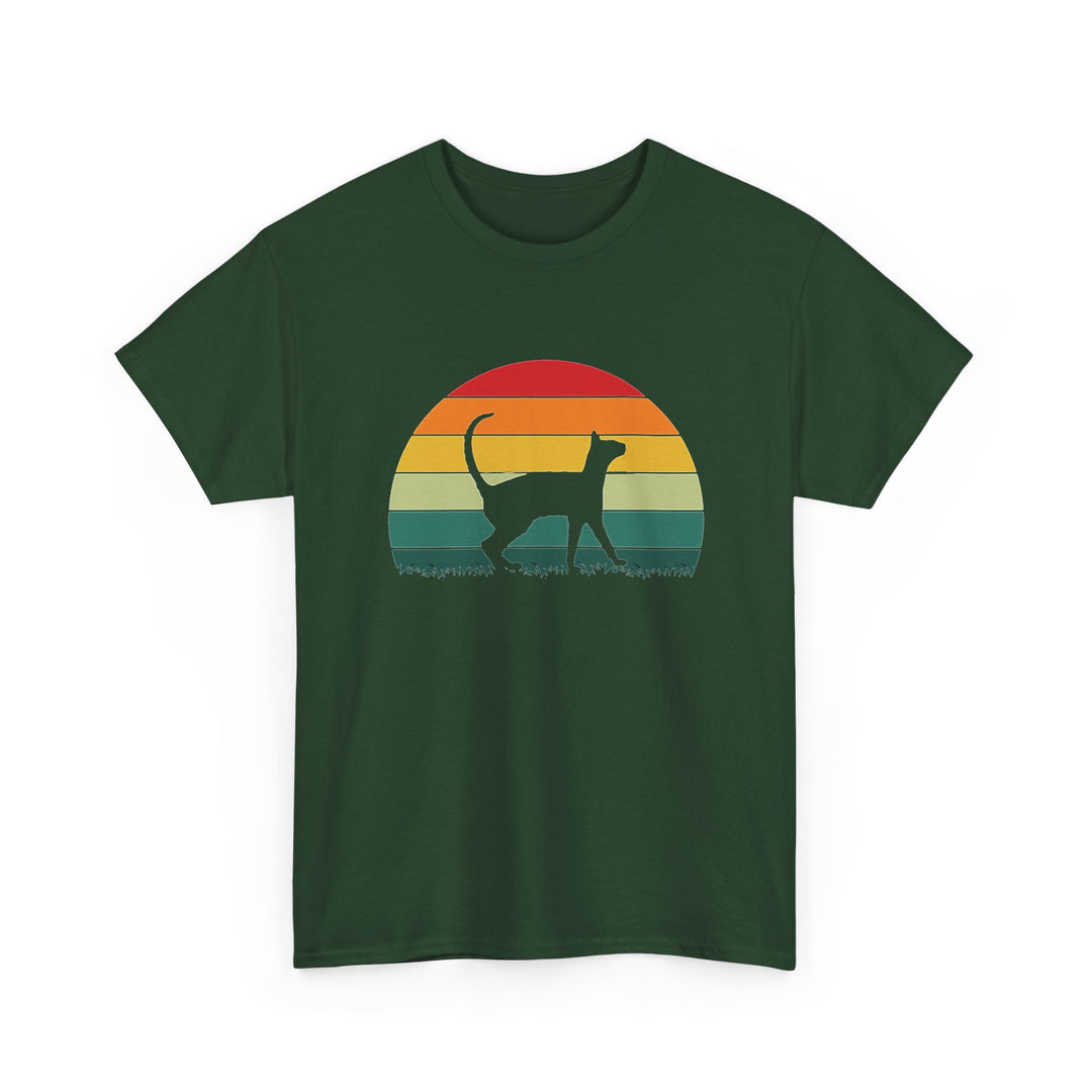 Sunset Cat Cotton Tee