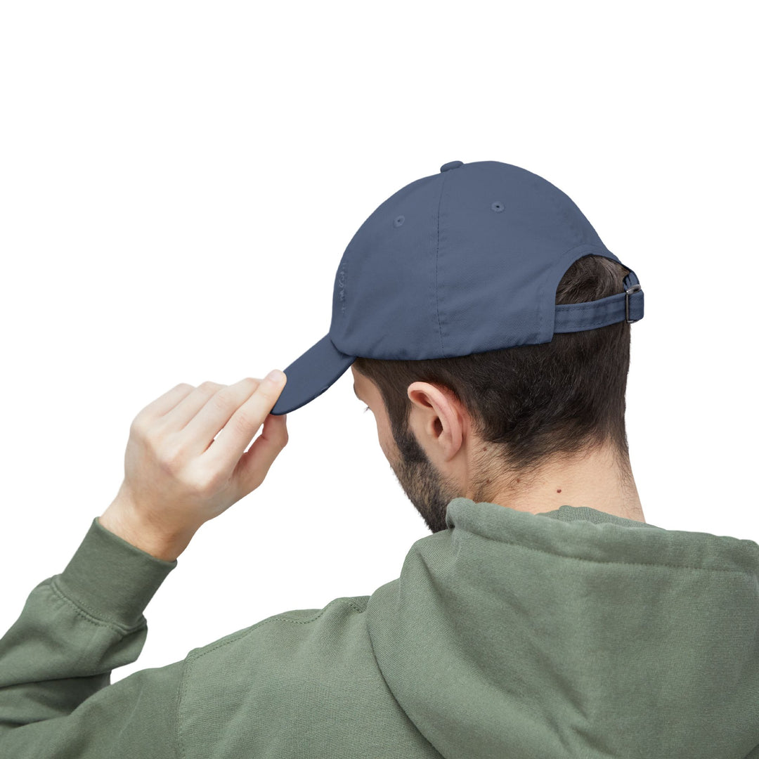 Cats and Coffee Unisex Distressed Hat