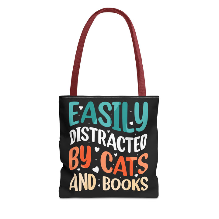 Cats and Books Tote Bag