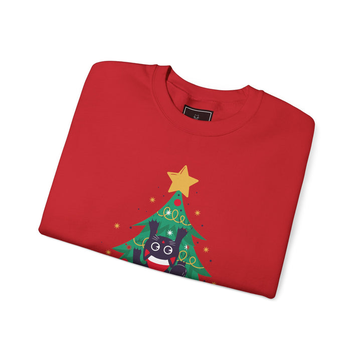 Tree Climbing Kitty Crewneck Sweatshirt