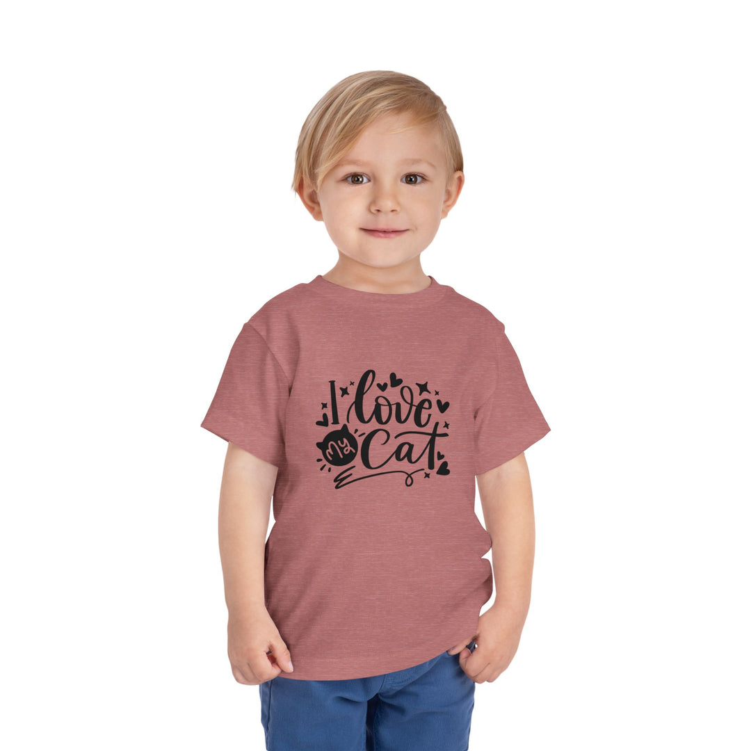 I Love My Cat Toddler Tee