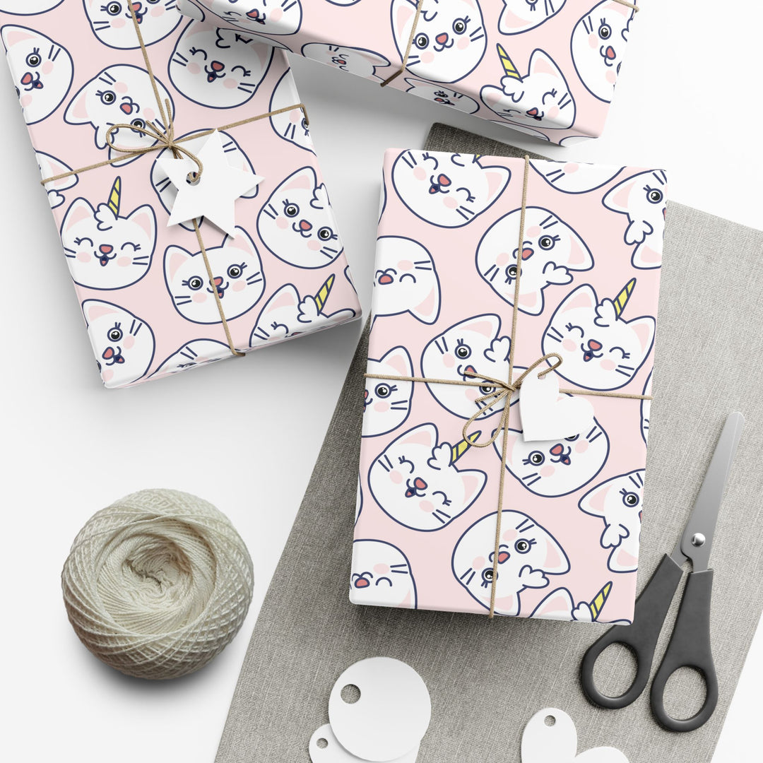 Unicorn Cat Gift Wrap