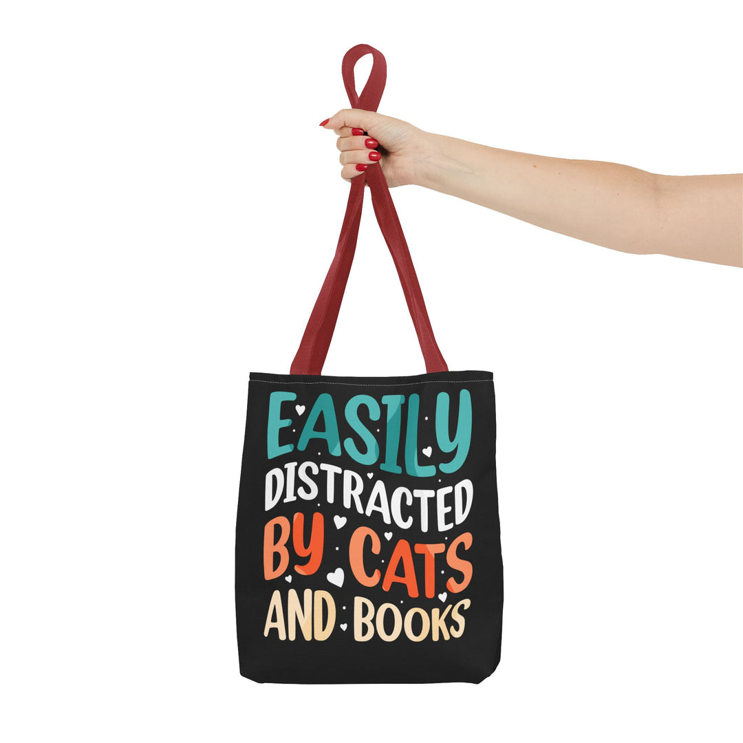 Cats and Books Tote Bag