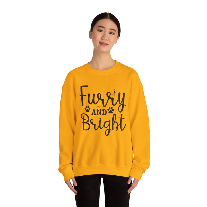 Furry and Bright Unisex Crewneck Sweatshirt