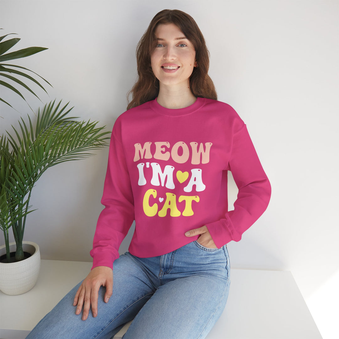 Meow I'm A Cat Unisex Crewneck Sweatshirt