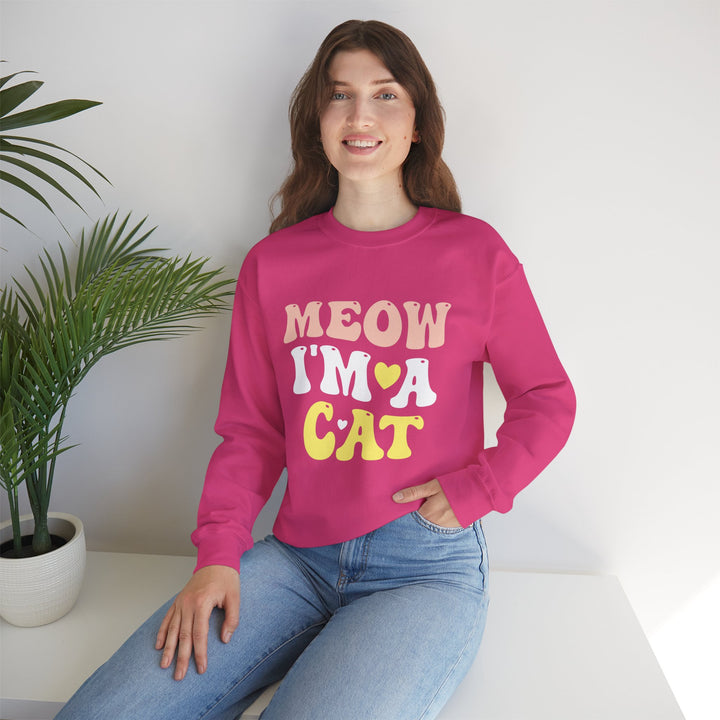 Meow I'm A Cat Unisex Crewneck Sweatshirt