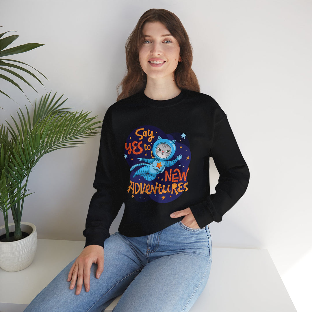 Adventure Kitty Crewneck Sweatshirt