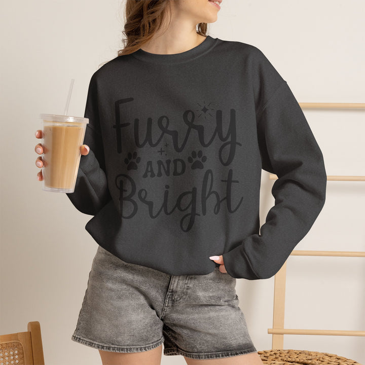 Furry and Bright Crewneck Sweatshirt