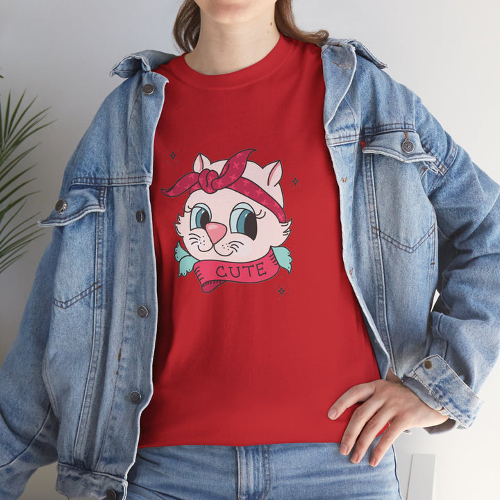 Tattoo Cat Cotton Tee