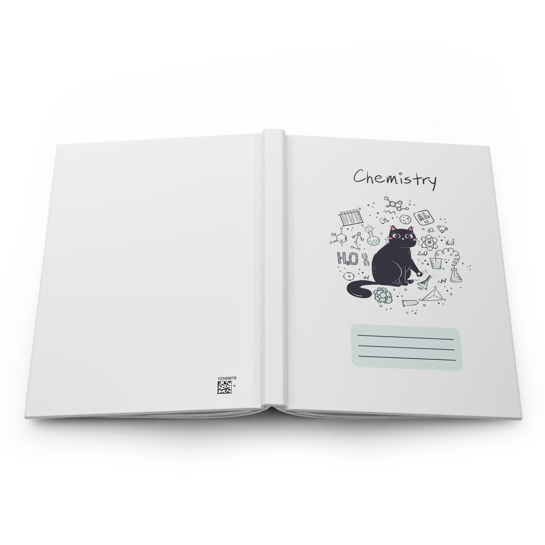 Chemistry Cat Hardcover Journal