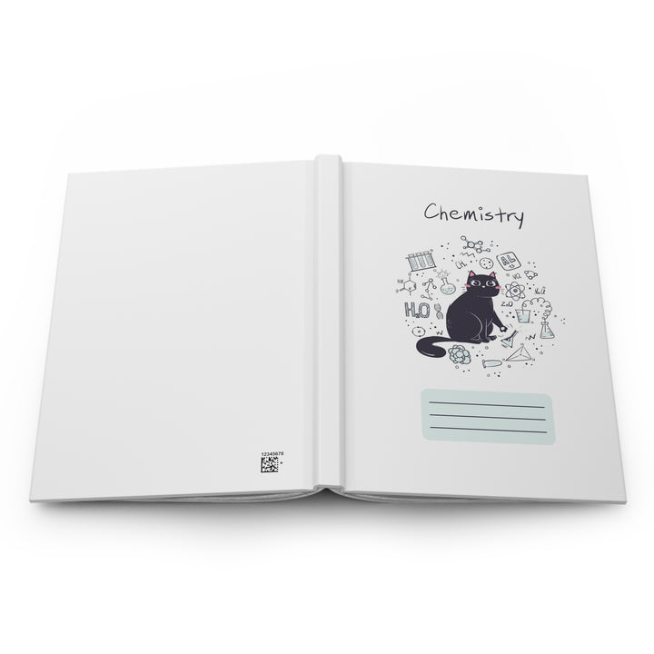 Chemistry Cat Hardcover Journal