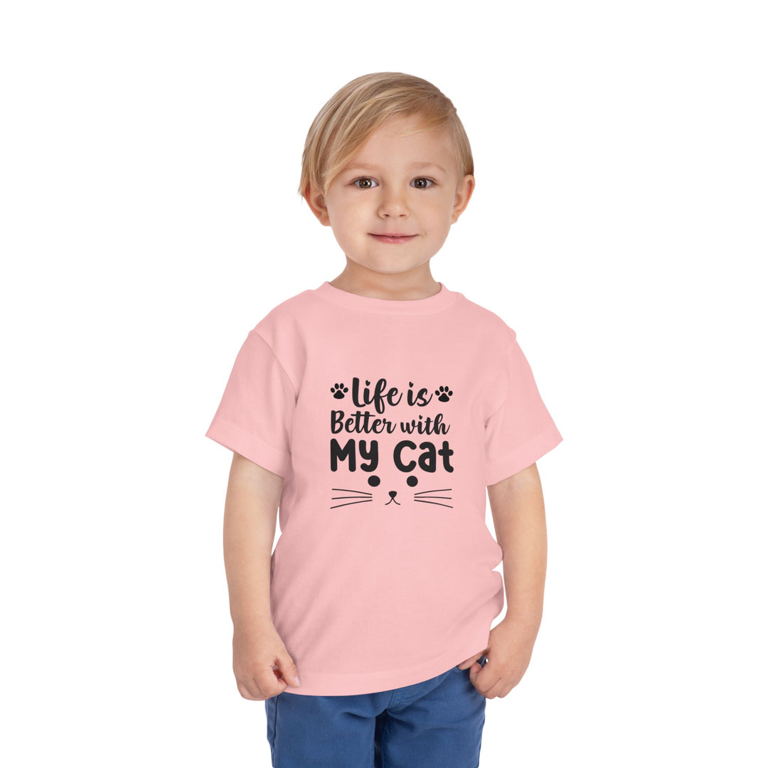 Better With My Cat Toddler Tee