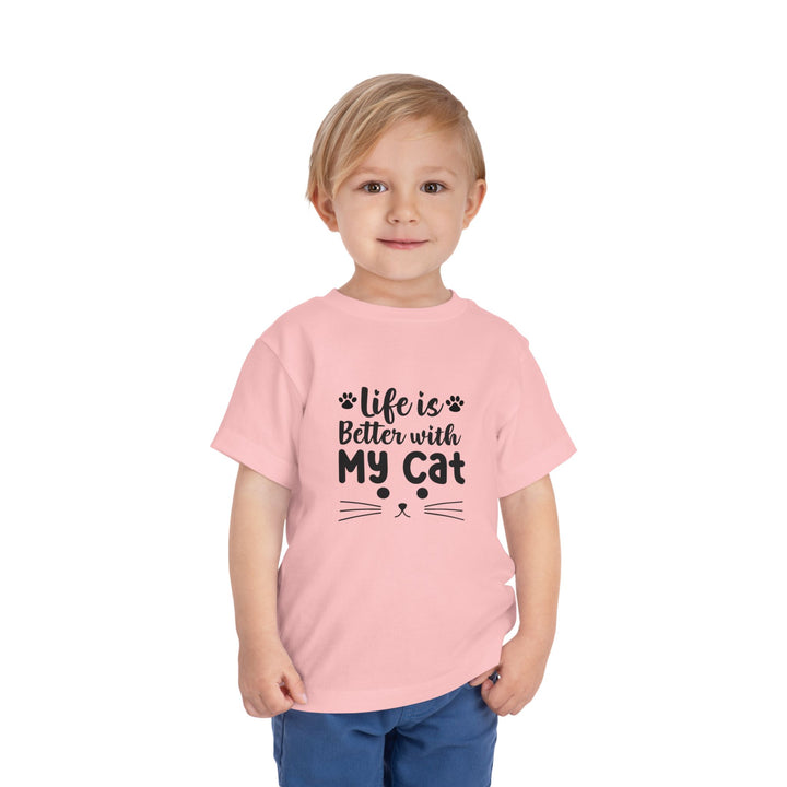 Better With My Cat Toddler Tee
