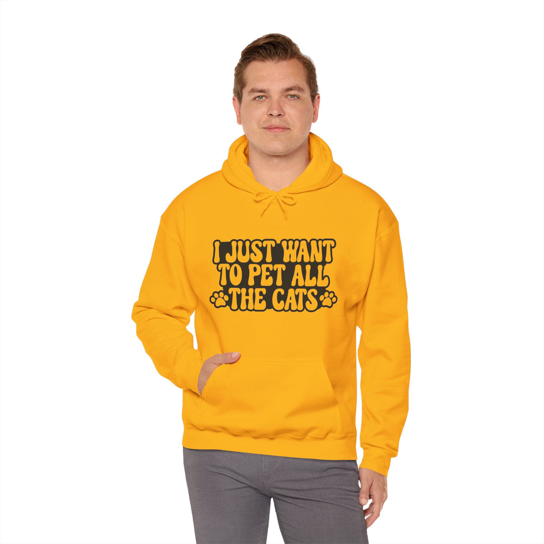 Pet All The Cats Hooded Sweatshirt