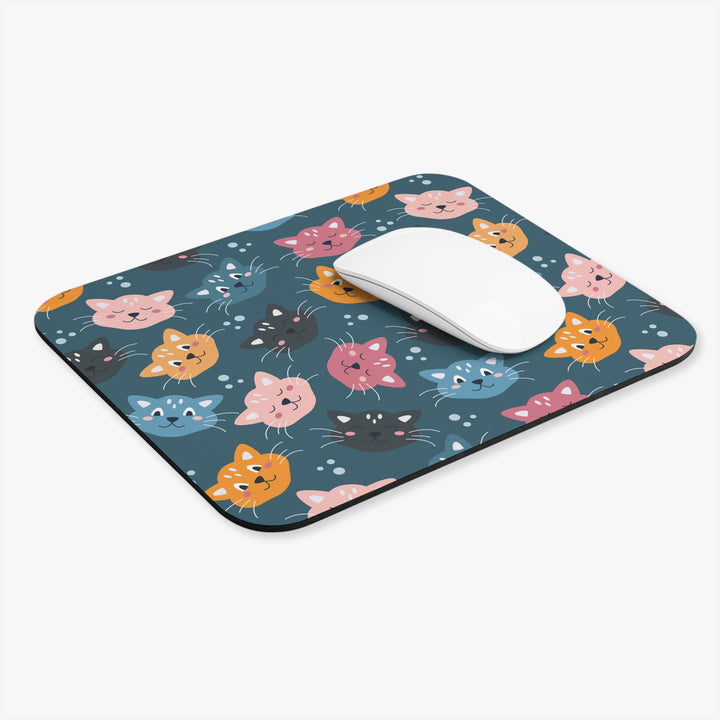Colorful Cat Mouse Pad