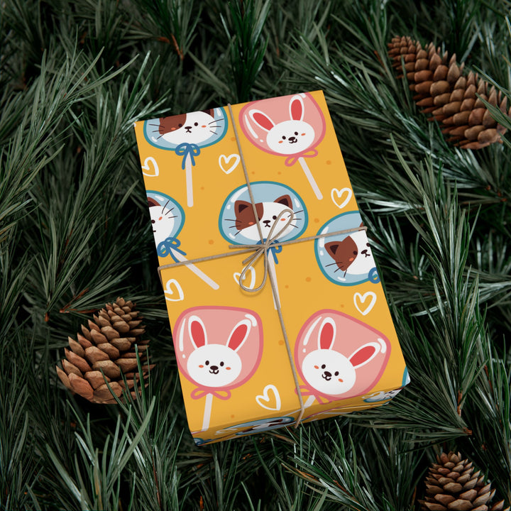 Candy Cat Gift Wrap