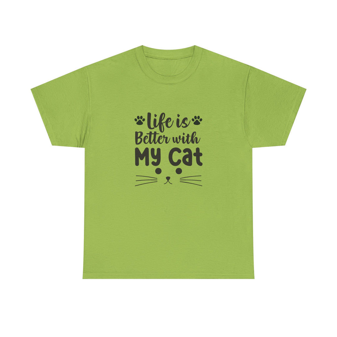 Better With My Cat Cotton Tee