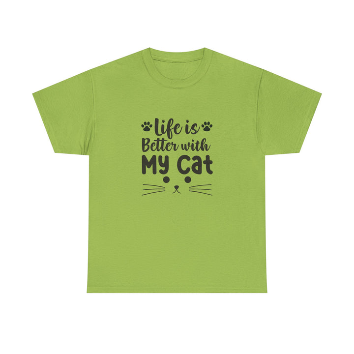 Better With My Cat Cotton Tee
