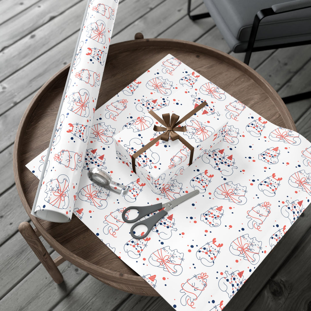 Feline Festive Christmas Gift Wrap