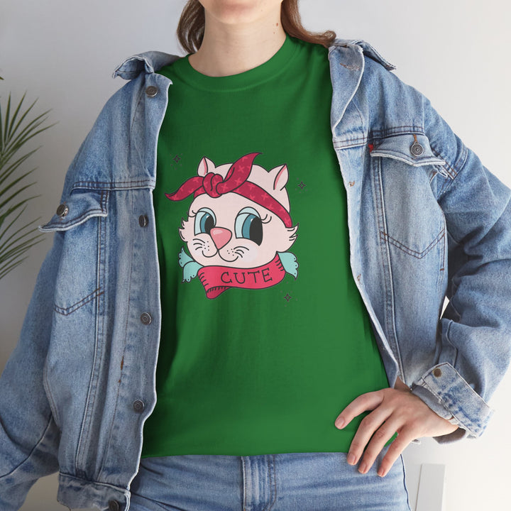 Tattoo Cat Cotton Tee