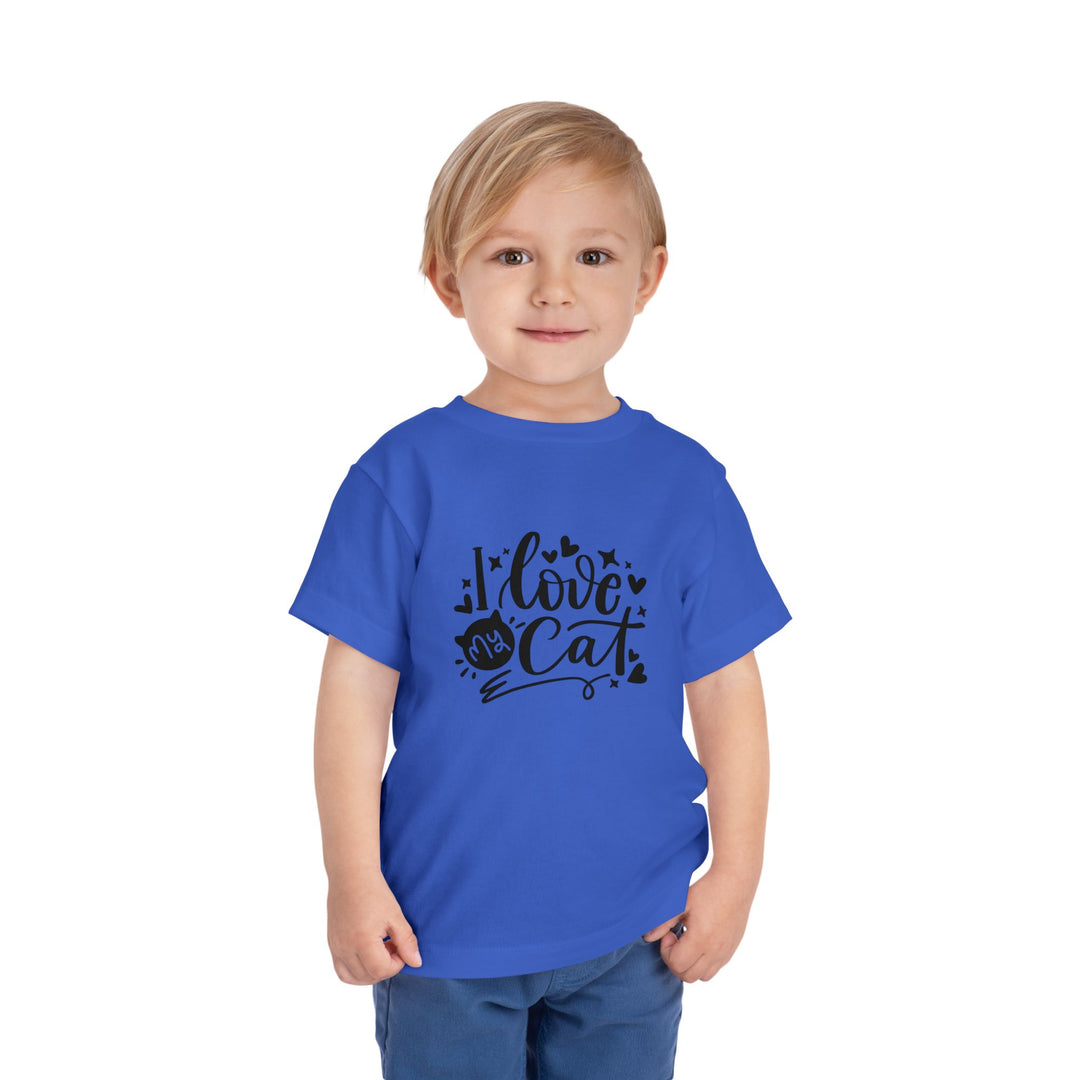 I Love My Cat Toddler Tee