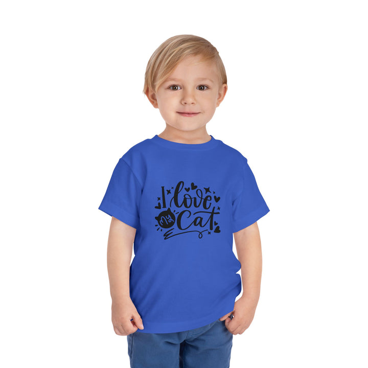 I Love My Cat Toddler Tee