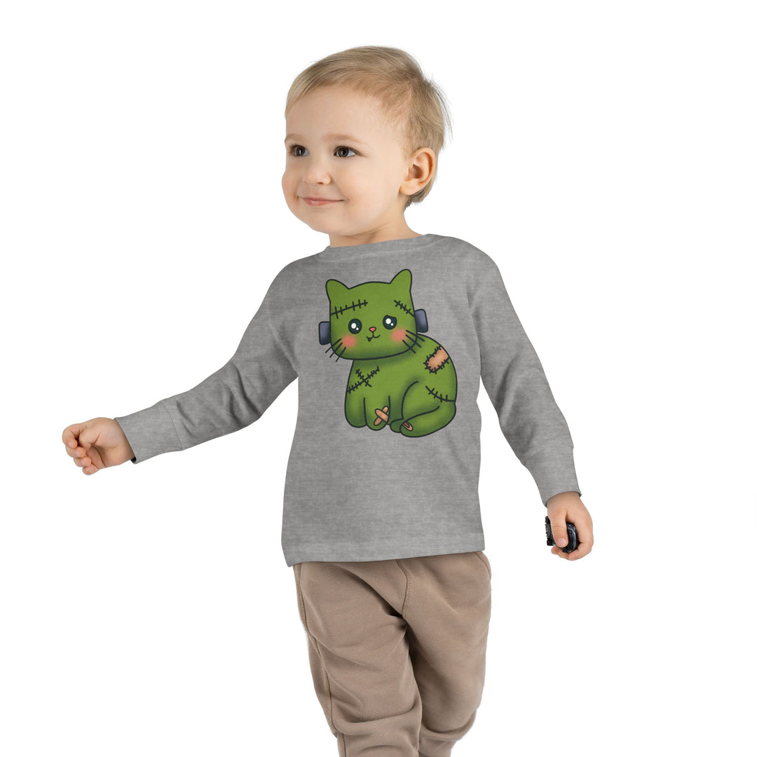 Frankenkitty Toddler Long Sleeve Tee
