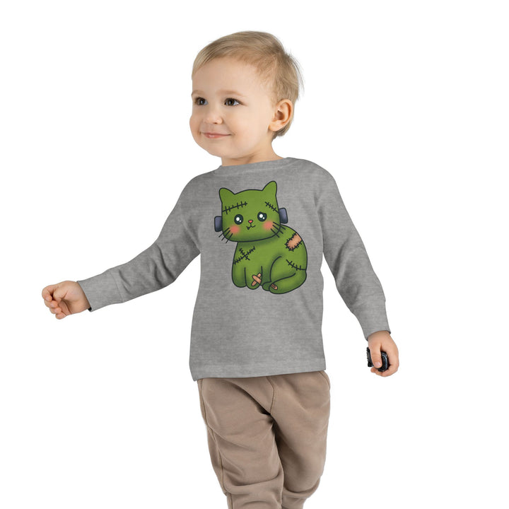 Frankenkitty Toddler Long Sleeve Tee