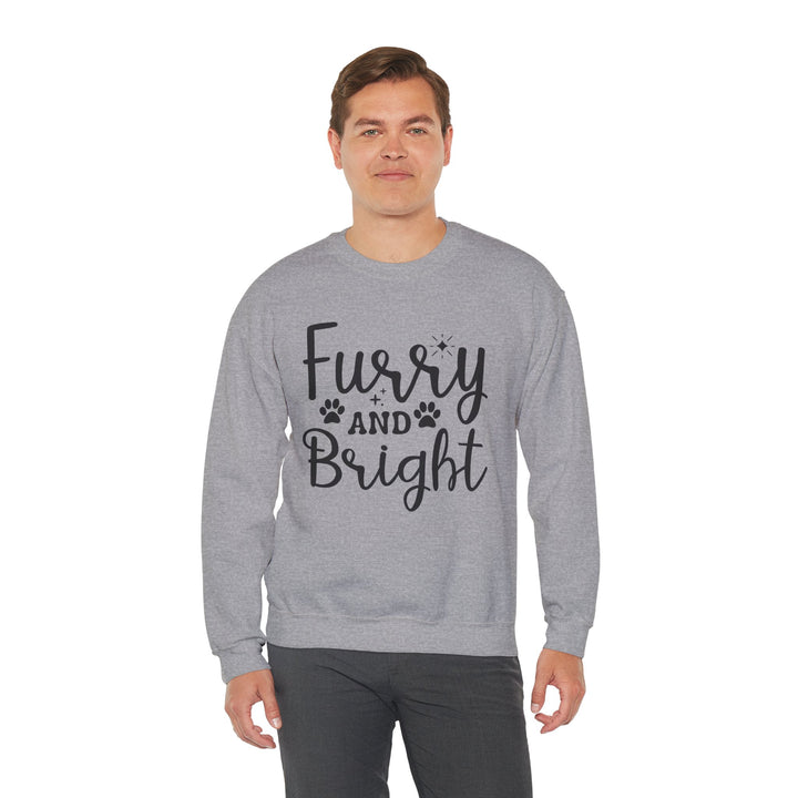 Furry and Bright Crewneck Sweatshirt