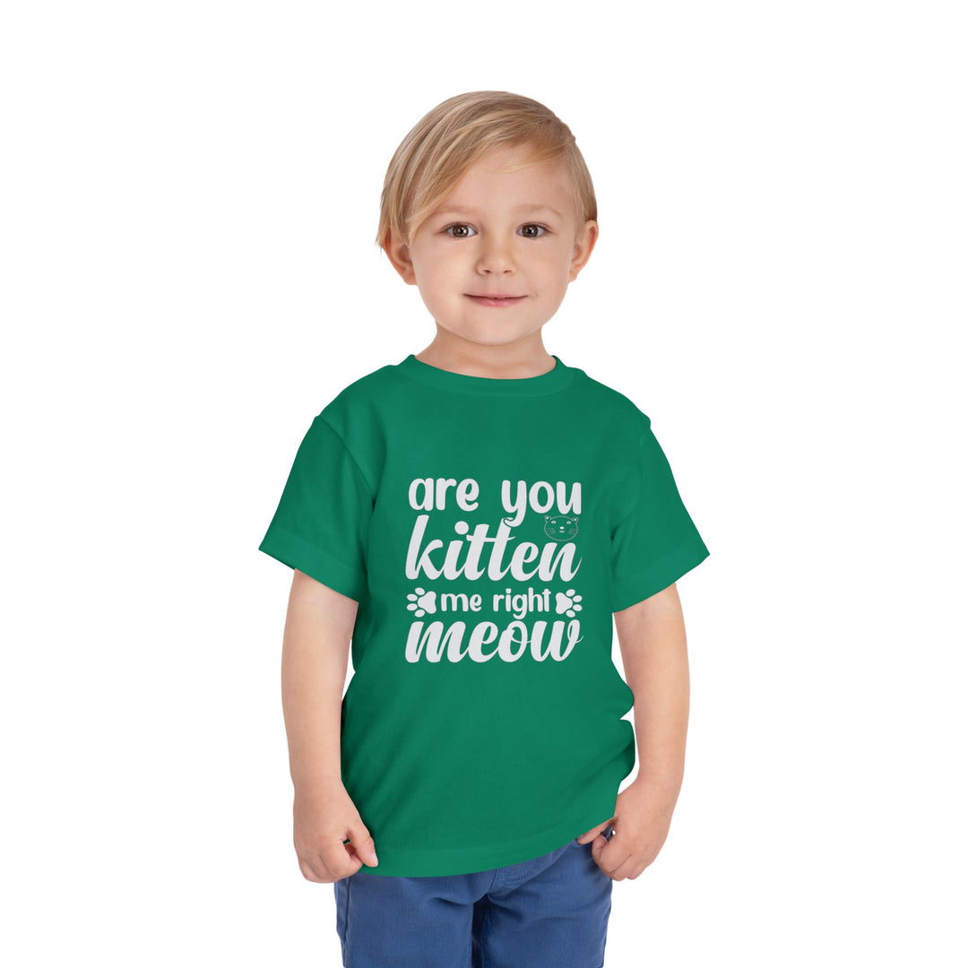 Kitten Me Right Meow Toddler Tee