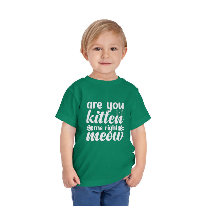Kitten Me Right Meow Toddler Tee