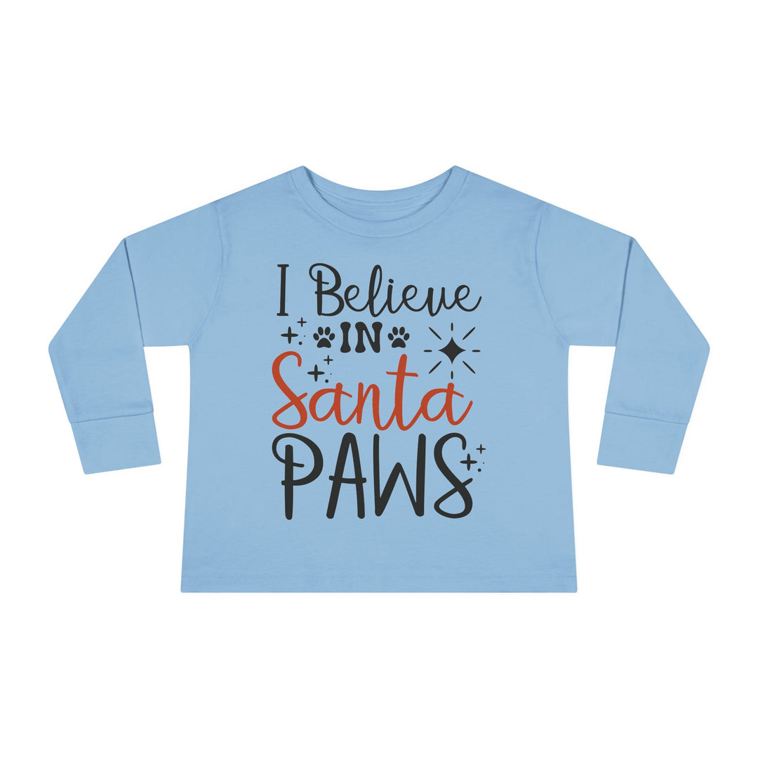 Santa Paws Toddler Long Sleeve Tee