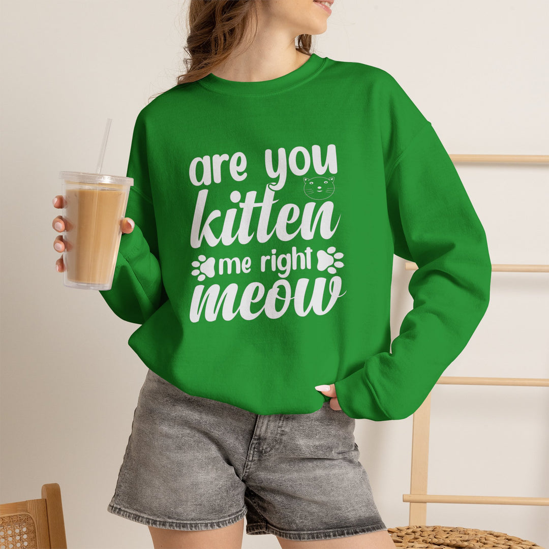 Kitten Me Right Meow Crewneck Sweatshirt