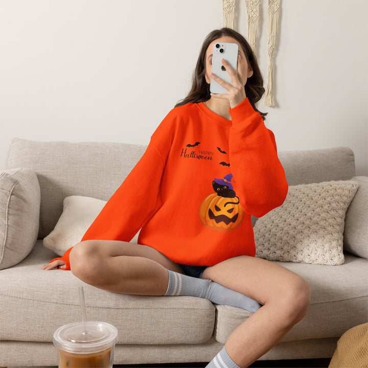 Cat-O-Lantern Crewneck Sweatshirt