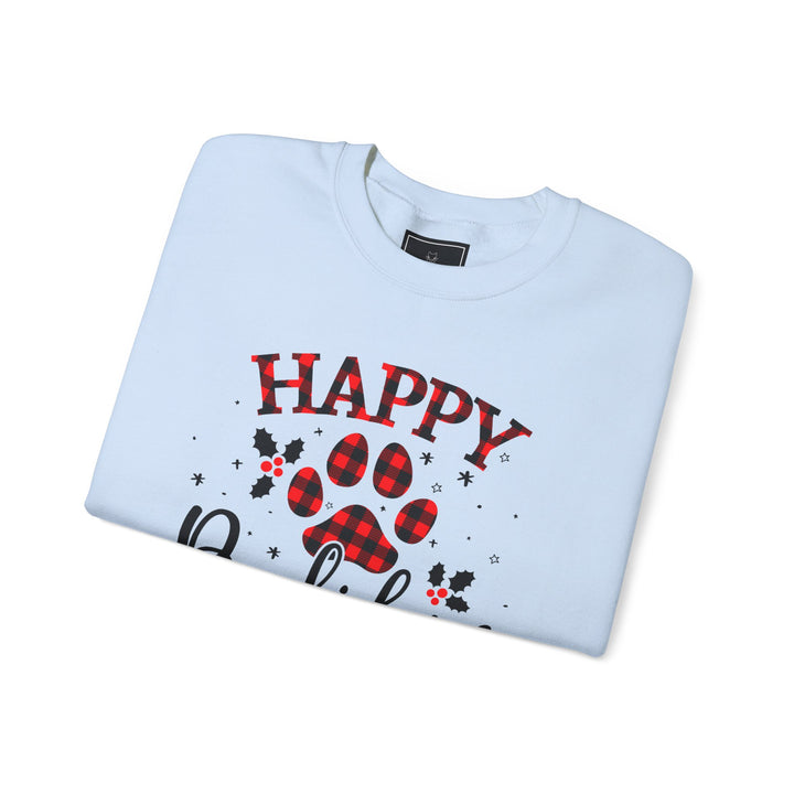 Happy Pawlidays Unisex Crewneck Sweatshirt