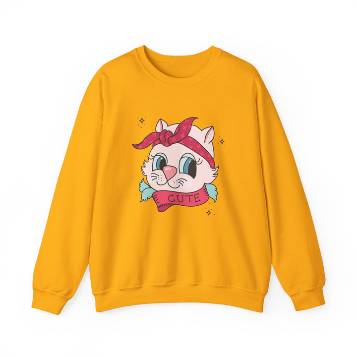 Tattoo Cat Crewneck Sweatshirt