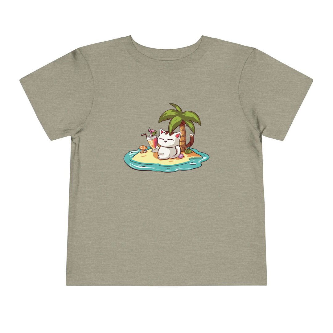 Tropical Cat Toddler Tee