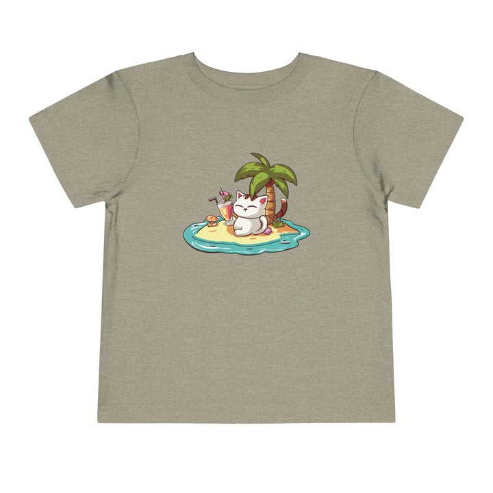 Tropical Cat Toddler Tee