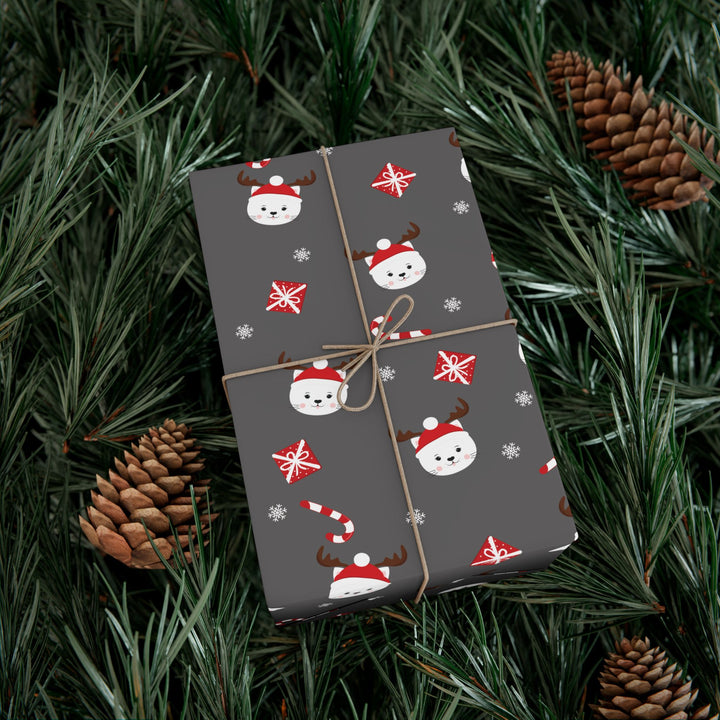Reindeer Cat Gift Wrap