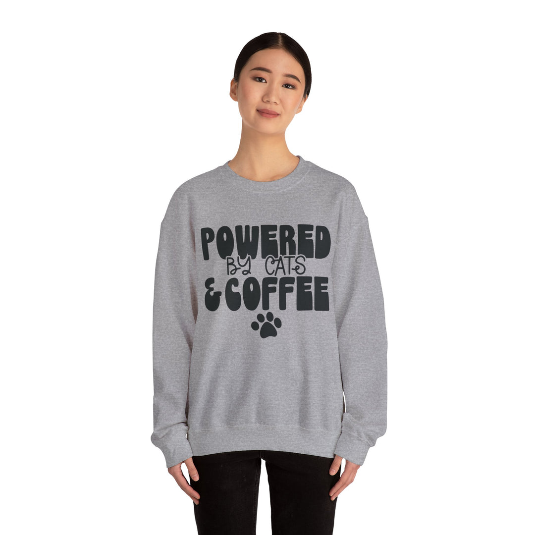Cats and Coffee Crewneck Sweatshirt