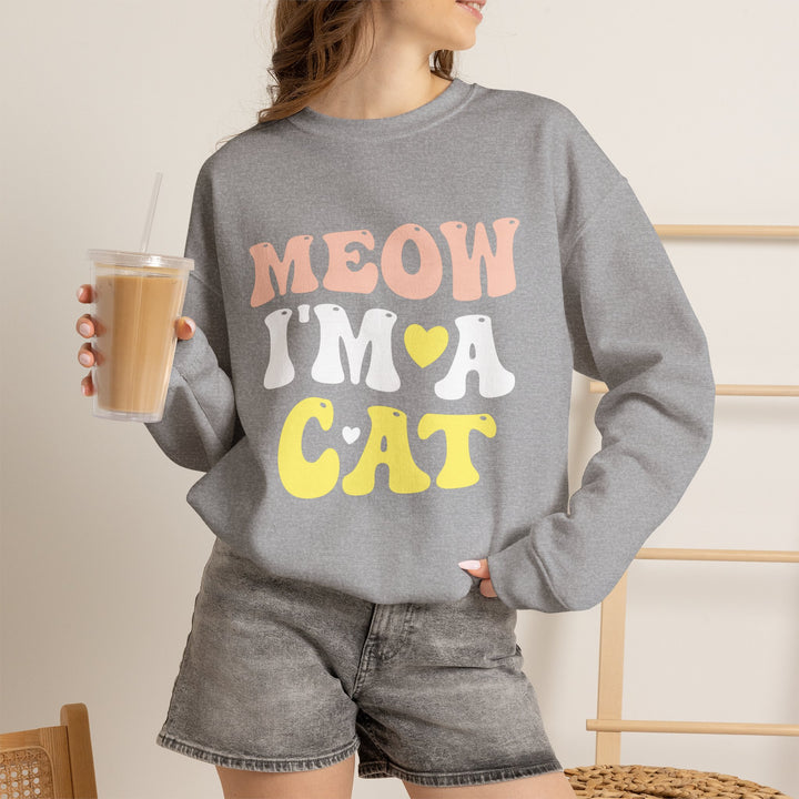 Meow I'm A Cat Unisex Crewneck Sweatshirt