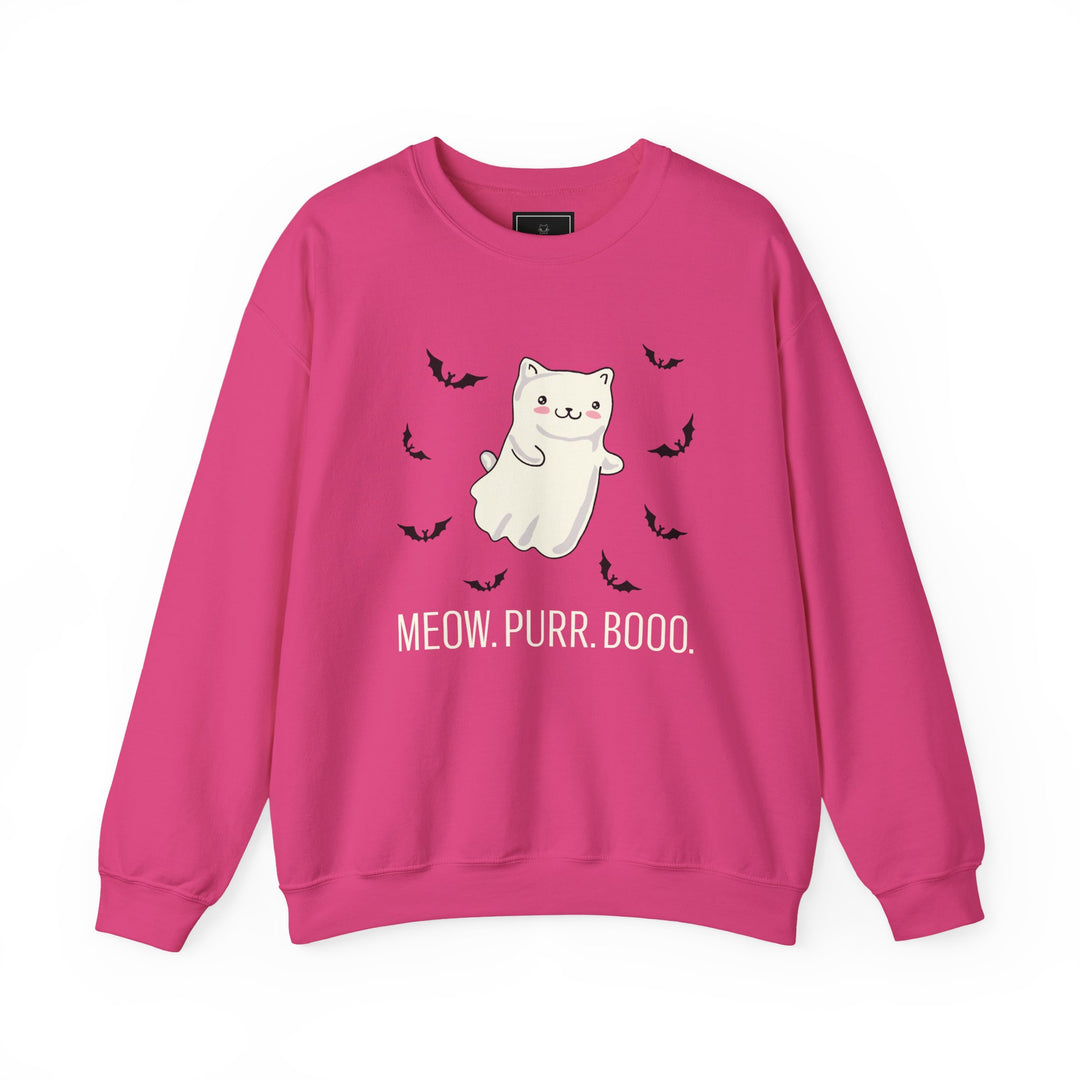 Meow. Purr. Boo. Unisex Crewneck Sweatshirt