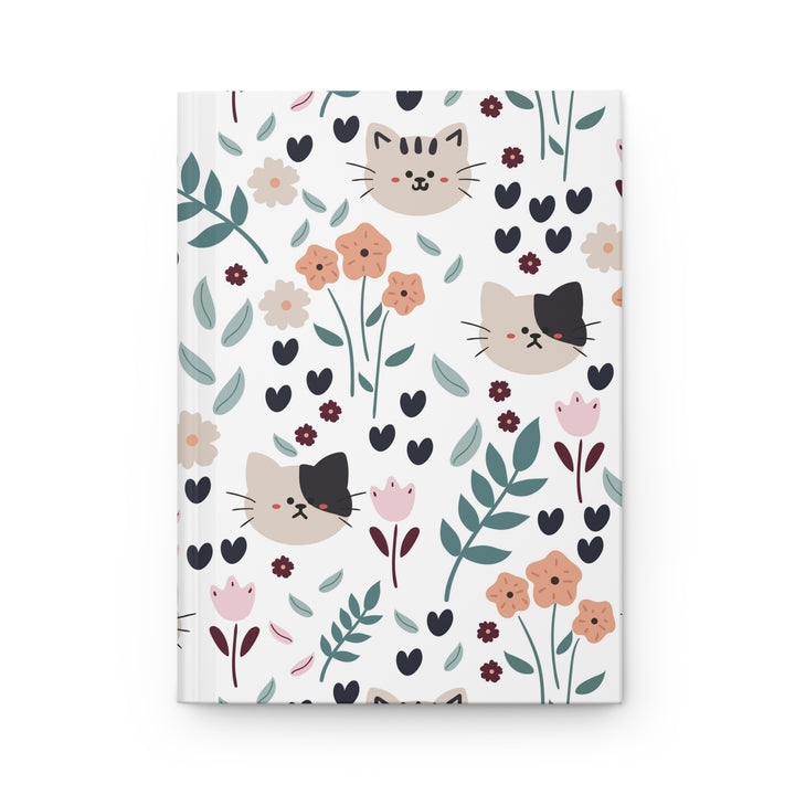 Springtime Kitty Hardcover Journal