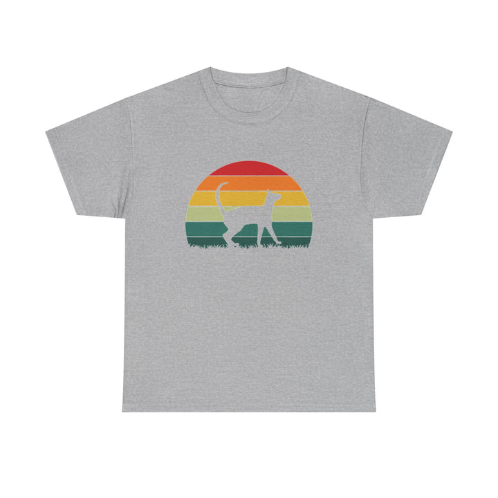 Sunset Cat Cotton Tee