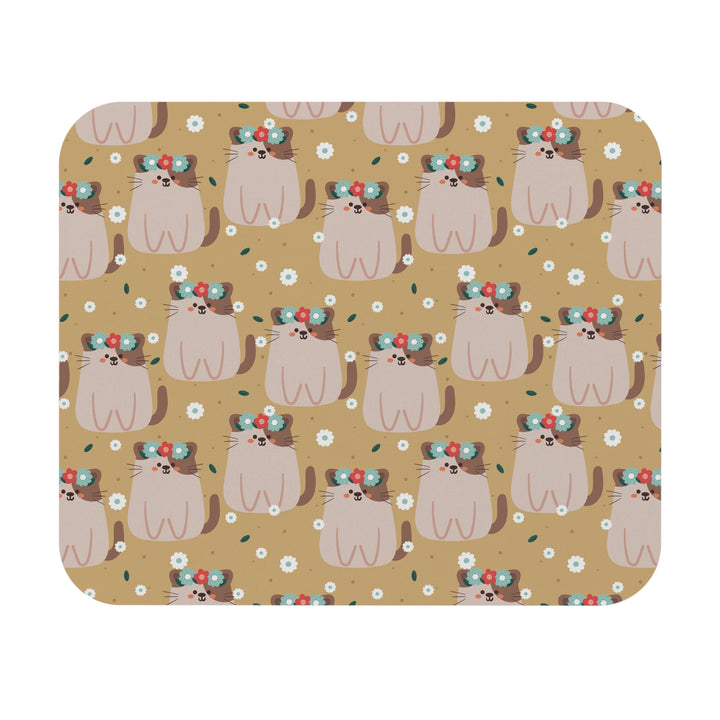 Flower Paw-ty Mouse Pad