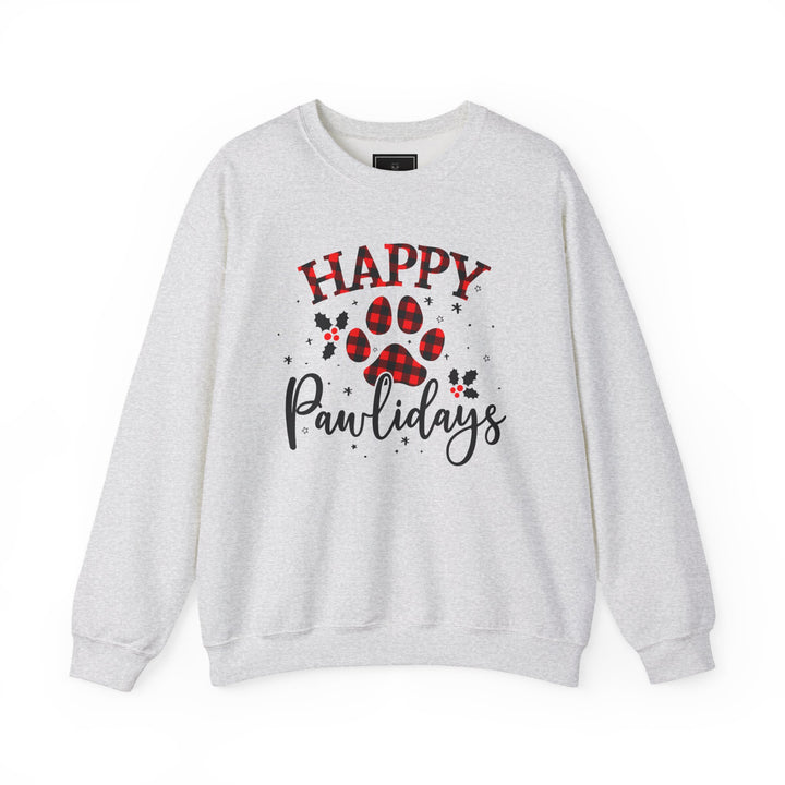 Happy Pawlidays Unisex Crewneck Sweatshirt