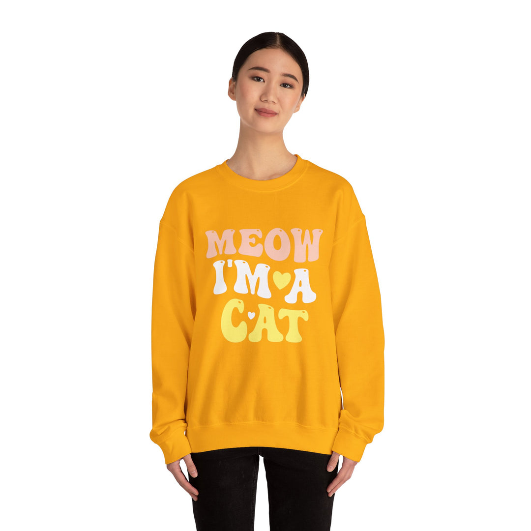 Meow I'm A Cat Unisex Crewneck Sweatshirt